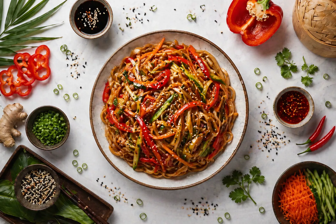 WOK со свининой
